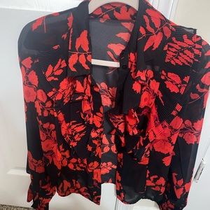 Black and red shirt